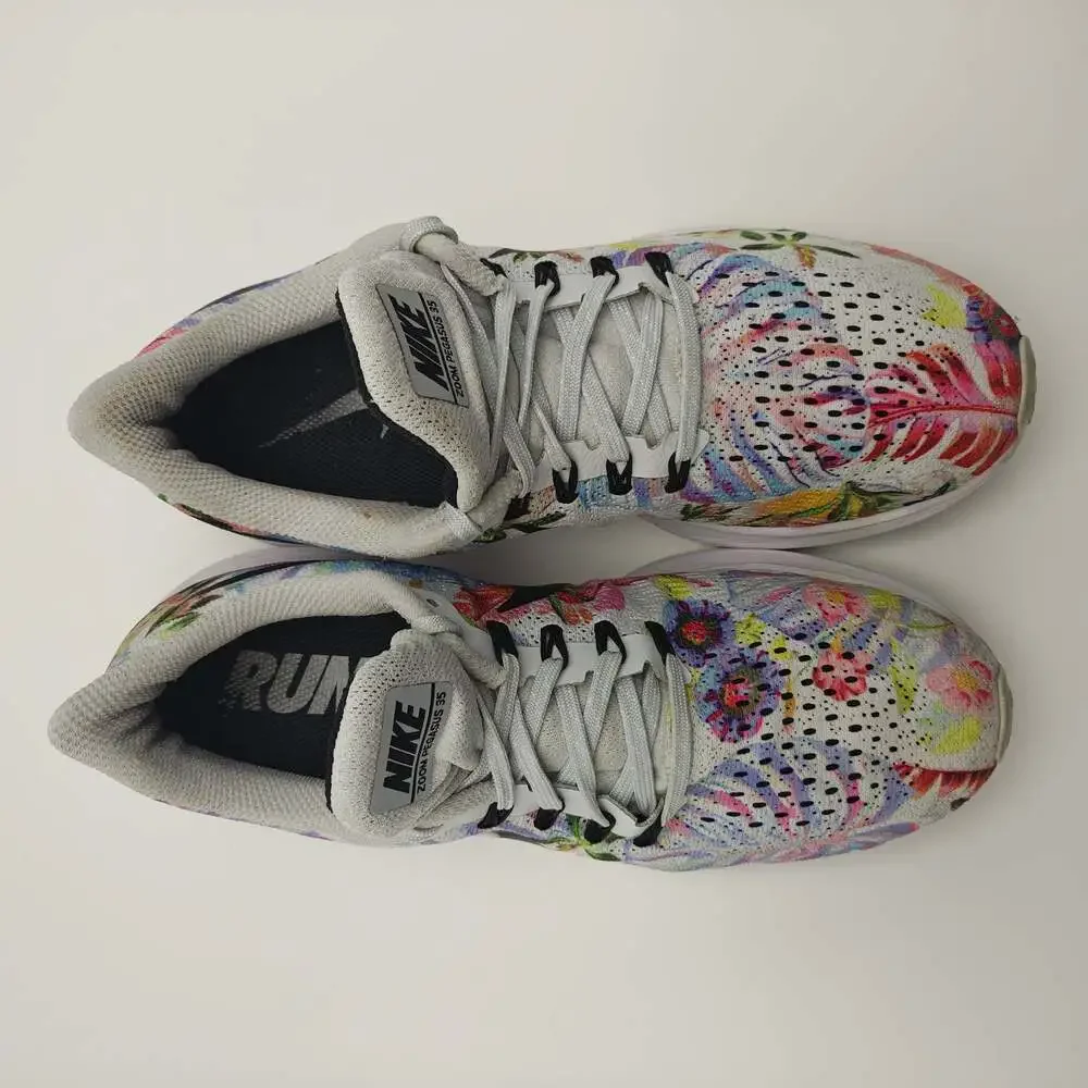 Nike Air Zoom Pegasus 35 Floral Women's Running Shoes Size 9 Multi Color